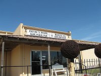 USA - McLean TX - Route 66 Museum & Devils Rope Museum Entrance (20 Apr 2009)